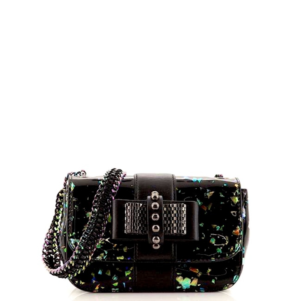 RARE Louboutin Sweet Charity Iridescent Hologram Bag - Picture 10 of 10